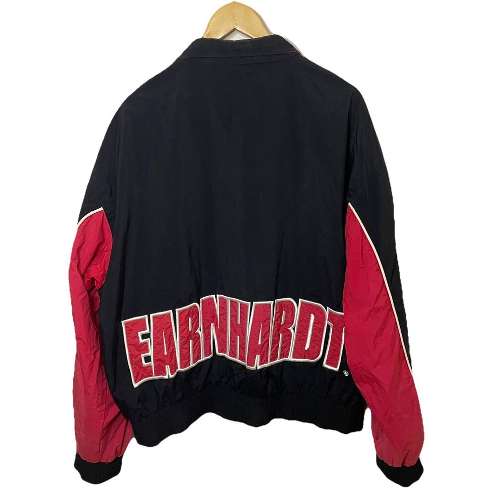 VTG Dale Earnhardt Jacket Windbreaker NASCAR #3 Goodwrench Racing Cars Men L/XL